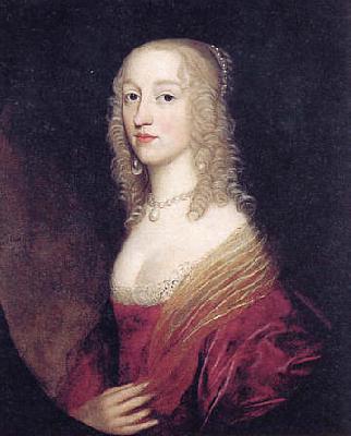 Gerard van Honthorst Portrait of Luise Hollandine, in fact Louise Maria, Pfalzgrafin bei Rhein oil painting image